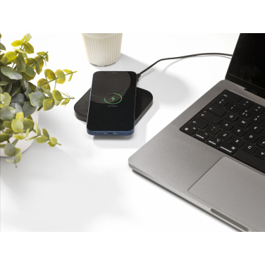 Logo trade advertising products picture of: Bamboo Wireless Charger 15W