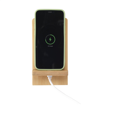 Logotrade corporate gift image of: Miyo Bamboo Phone Stand