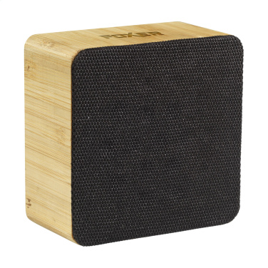 Logo trade promotional items picture of: Sonido 5W Bamboo wireless speaker