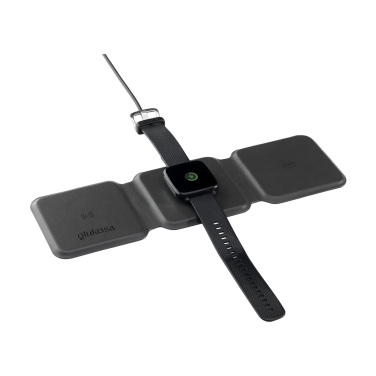 Logotrade promotional products photo of: TriCharge RCS  Recycled PU Wireless Charger