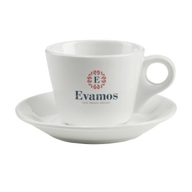 Logo trade promotional giveaway photo of: DaVinci 205 ml cup and saucer