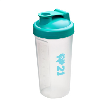 Logo trade promotional merchandise picture of: Shaker Protein 600 ml drinking cup