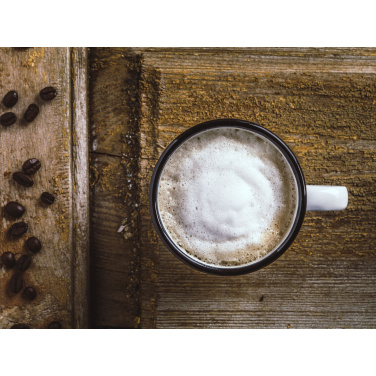 Logo trade promotional gifts picture of: Retro Enamel Mug 350 ml