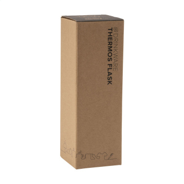 Logotrade business gifts photo of: Osaka 360 ml bamboo thermo bottle/thermo cup