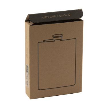 Logotrade advertising product image of: Hipflask Bamboo 200 ml drinking bottle