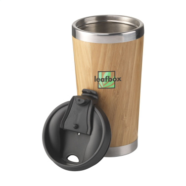 Logotrade promotional giveaway image of: Tokyo 450 ml bamboo thermo cup