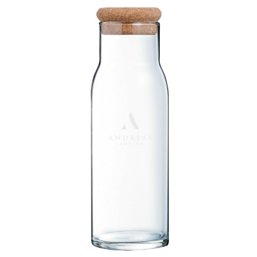 Logo trade promotional items image of: Algarve Carafe 1 L with a cork cap