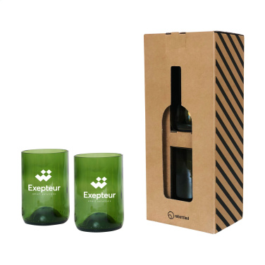 Logo trade promotional merchandise picture of: Rebottled® Tumbler 2-pack drinking glass