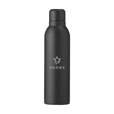 Logo trade promotional merchandise image of: Helios RCS Recycled Steel Bottle 470 ml