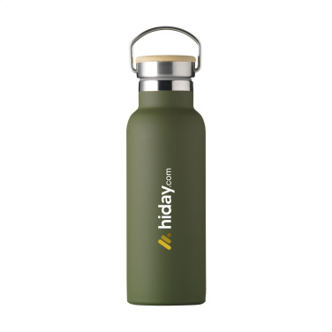 Logo trade promotional product photo of: Nordvik RCS Recycled Steel 500 ml drinking bottle