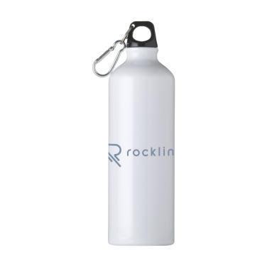 Logo trade promotional giveaway photo of: AluMaxi GRS Recycled 750 ml water bottle