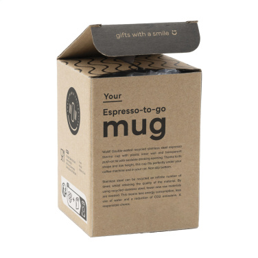 Logotrade advertising product image of: Espresso-to-Go Mug RCS Recycled Steel 170 ml