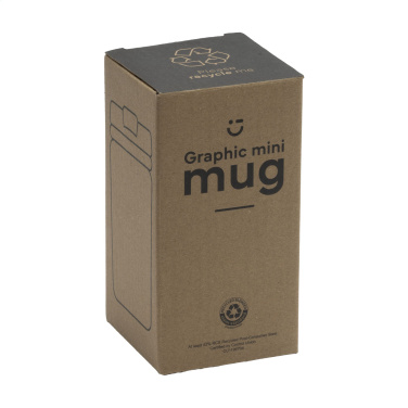 Logo trade advertising products image of: Graphic Mini Mug RCS Recycled Steel 250 ml thermo cup
