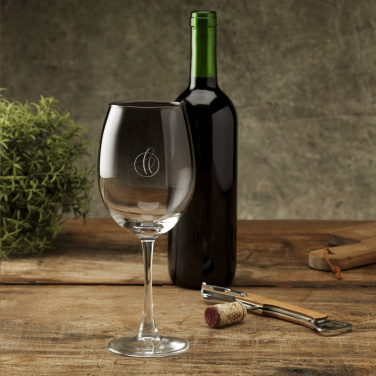Logo trade advertising products image of: Smokey Wine Glass 465 ml
