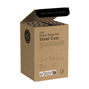 Logo trade promotional merchandise picture of: Huevo RCS Recycled Steel Cup 350 ml thermo cup
