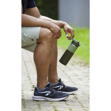 Logo trade promotional items image of: Lynn RCS Recycled Steel Bottle 500 ml