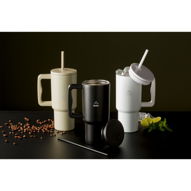 Logo trade promotional gifts picture of: Rhino RCS Recycled Steel Cup 900 ml