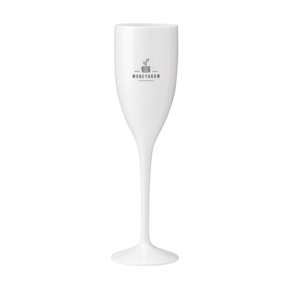 Logo trade corporate gifts picture of: Lunaire Reusable Champagne Glass 150 ml