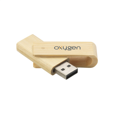 Logotrade promotional gift picture of: USB Waya Bamboo  8 GB