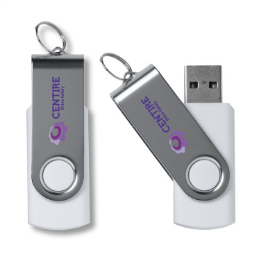 Logo trade corporate gifts image of: USB Twist from stock 32 GB