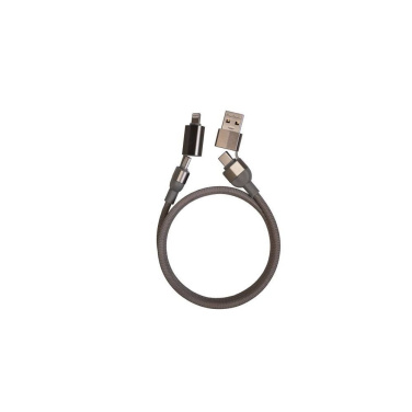 Logo trade promotional items picture of: Charging cable with data transfer DONNES Pierre Cardin