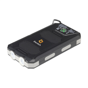 Logo trade corporate gifts image of: Trail RCS Solar Charger Compass 8000