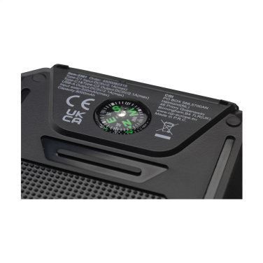 Logo trade promotional merchandise image of: Trail RCS Solar Charger Compass 8000