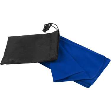 Logo trade promotional gift photo of: Lucas RPET sport towel 30x80 cm