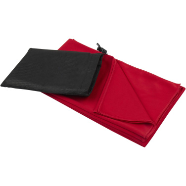 Logo trade promotional giveaways picture of: Lucas RPET sport towel 70x140 cm