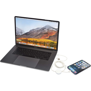 Logo trade advertising product photo of: Citala 5-in-1 recycled plastic 150 cm data sync and 27W fast charge cable