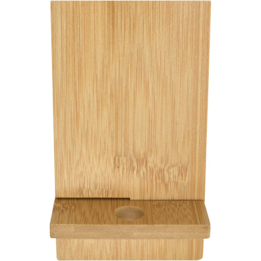 Logo trade advertising products image of: Ceibo detachable bamboo phone stand