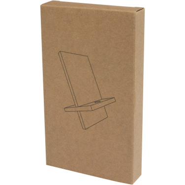 Logo trade promotional giveaway photo of: Ceibo detachable bamboo phone stand