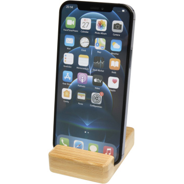 Logo trade advertising products picture of: Ebla bamboo phone stand