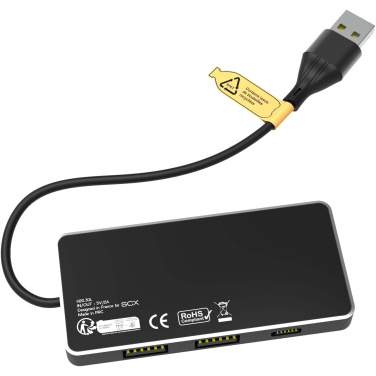 Logotrade promotional merchandise image of: SCX.design H20 8-in-1 USB hub with dual input and 6-ports