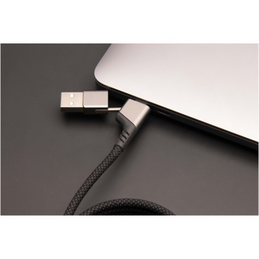 Logo trade promotional giveaways picture of: SCX.design C52 100W 4-in-1 rPET magnetic ultra fast charging cable 