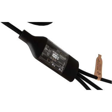 Logotrade promotional product image of: SCX.design C50 5-in-1 fast charging 100W/5A cable with digital display