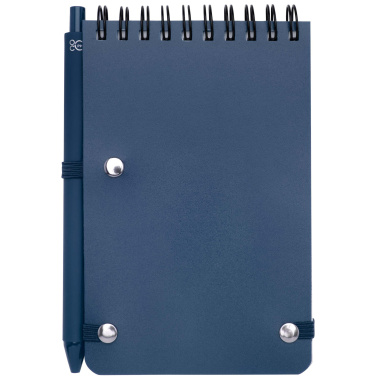 Logotrade promotional merchandise image of: Thalaasa A6 hard cover ocean-bound notebook with ballpoint pen (black ink)