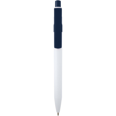 Logo trade promotional merchandise image of: Unica recycled plastic ballpoint pen (black ink)