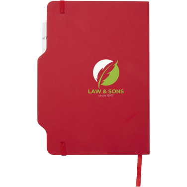Logo trade advertising products image of: Nexus A5 hard cover notebook with pen and pencil combo (black ink)