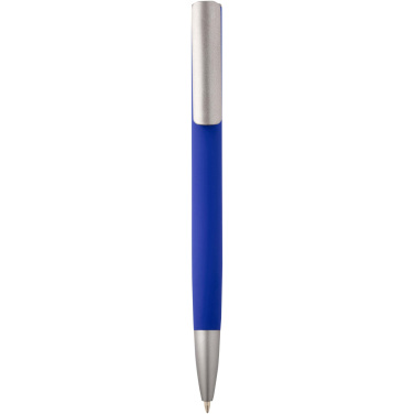 Logo trade corporate gifts picture of: Ziggur aluminium ballpoint pen (blue ink)