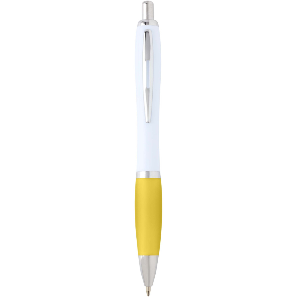 Logo trade promotional gift photo of: Nash recycled plastic ballpoint pen (blue ink)