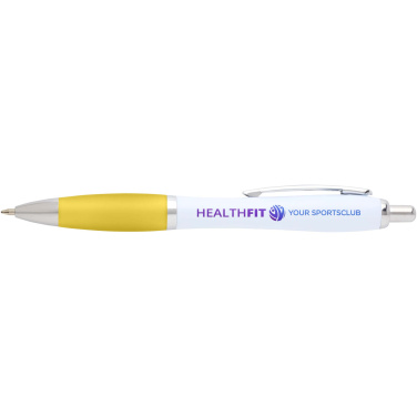 Logotrade promotional items photo of: Nash recycled plastic ballpoint pen (blue ink)