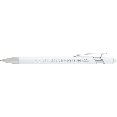 Logo trade promotional products picture of: Kish ballpoint pen with silver finish (blue ink)