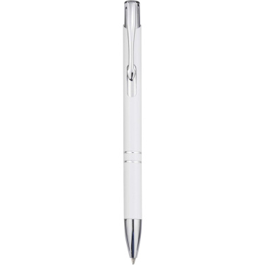 Logo trade promotional gifts image of: Moneta recycled aluminium ballpoint pen (blue ink)