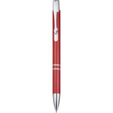 Logo trade promotional gift photo of: Moneta recycled aluminium ballpoint pen (blue ink)