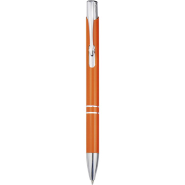 Logotrade promotional product image of: Moneta recycled aluminium ballpoint pen (blue ink)