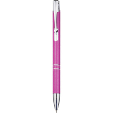 Logotrade promotional merchandise picture of: Moneta recycled aluminium ballpoint pen (blue ink)