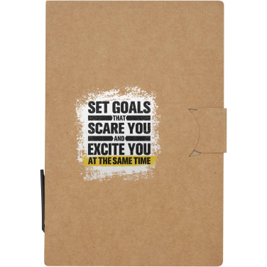 Logotrade promotional product picture of: Swift sticky notes booklet with ballpoint pen (black ink)