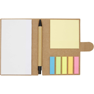 Logotrade corporate gift picture of: Swift sticky notes booklet with ballpoint pen (black ink)