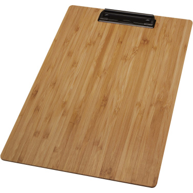 Logo trade promotional gifts image of: Tavula bamboo clipboard